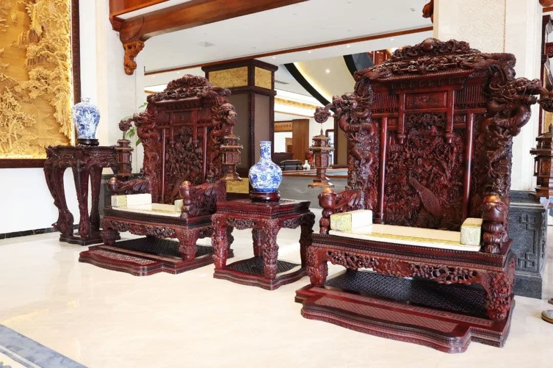 小叶紫檀宝座